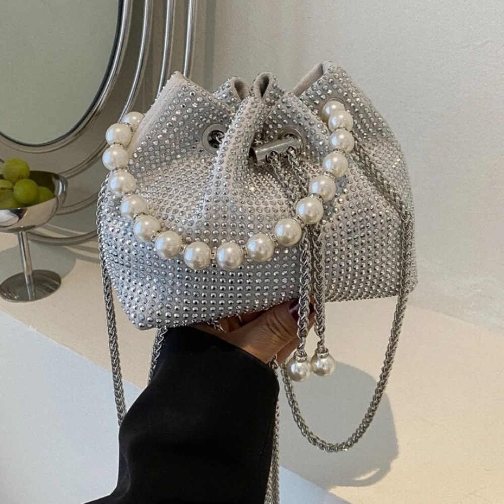 Mini rhinestone bag